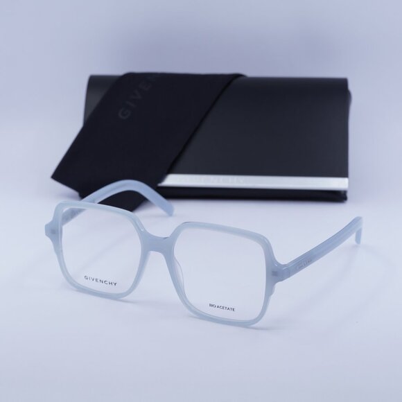 🕶️ New Givenchy GV50044I 084 Eyeglasses - Shiny Blue Frame - Picture 10 of 10